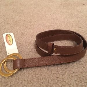 Talbots Leather Brown Dress Belt